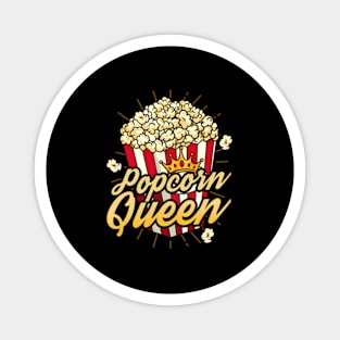 Popcorn Movie Night Cinema Magnet